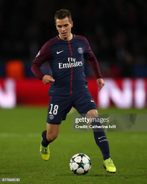 Giovani Lo Celso of PSG during the UEFA Champions League group B match between Paris Saint-Germain and Celtic FC at Parc des Princes on November 22,...