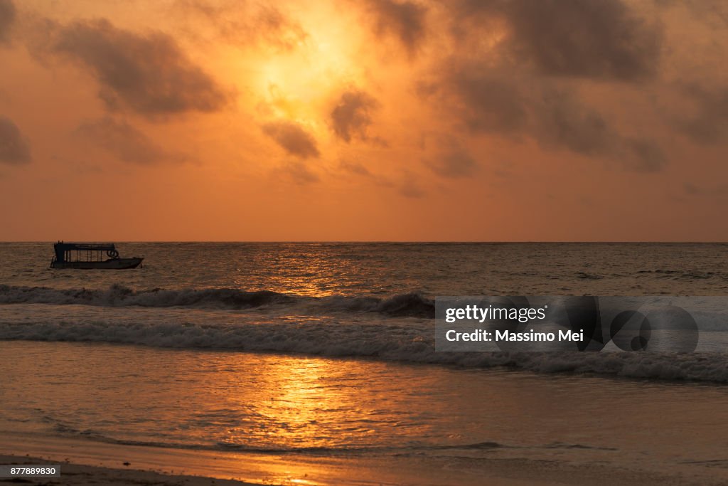 Dawn in Diani beach