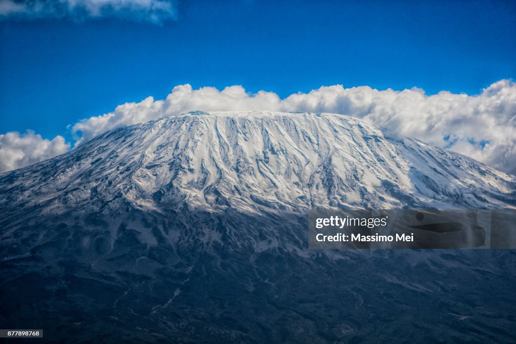 Clouds around Kilimanjaro