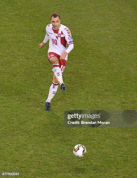 Dublin , Ireland - 14 November 2017; Christian Eriksen of Denmark during the FIFA 2018 World Cup Qualifier Play-off 2nd leg match between Republic of...