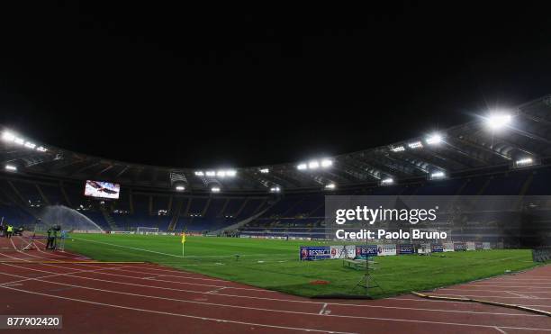 General view of the Olimpico Stadium before the UEFA Europa League group K match between SS Lazio and Vitesse at Olimpico Stadium on November 23,...