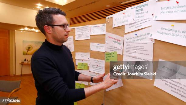 Overview Workshop Vielfalt with Sebastian Schmidt during the Annual Conference For Social Responsibility at Sporthotel Fuchsbachtal on November 23,...