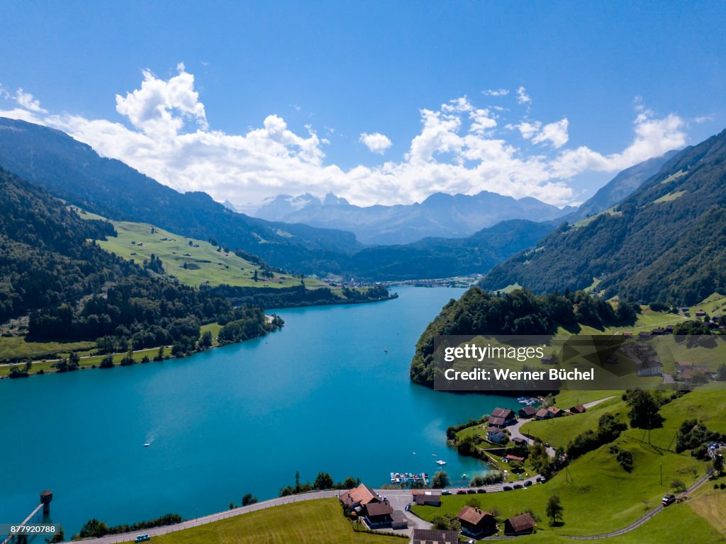 Lake Lungern Bird Eyes View