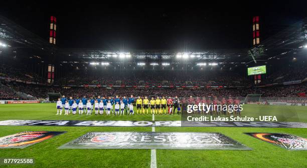 General view of the stadium during the UEFA Europa League group H match between 1. FC Koeln and Arsenal FC at RheinEnergieStadion on November 23,...