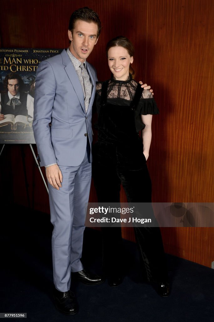 Dan Stevens and Morfydd Clark attend the UK premiere of 'The Man Who