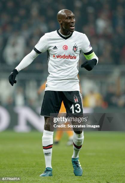 Atiba Hutchinson of Besiktas during the UEFA Champions League match between Besiktas v FC Porto at the Vodafone Park on November 21, 2017 in Istanbul...