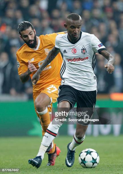 Sergio Oliveira of FC Porto, Anderson Talisca of Besiktas during the UEFA Champions League match between Besiktas v FC Porto at the Vodafone Park on...