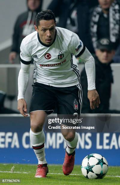 Adriano of Besiktas during the UEFA Champions League match between Besiktas v FC Porto at the Vodafone Park on November 21, 2017 in Istanbul Turkey