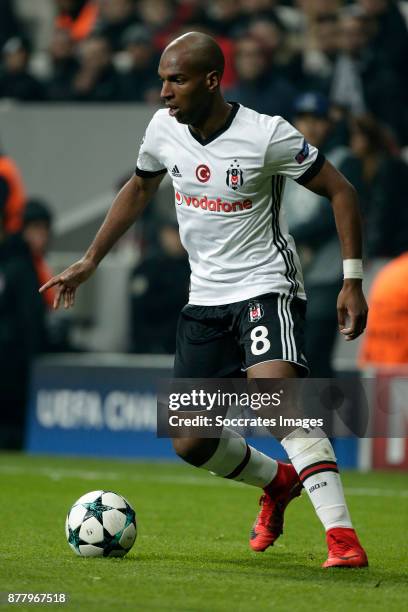 Ryan Babel of Besiktas during the UEFA Champions League match between Besiktas v FC Porto at the Vodafone Park on November 21, 2017 in Istanbul Turkey