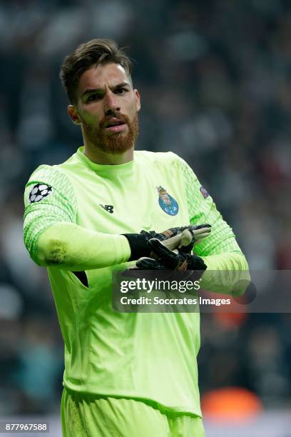 Jose Sa of FC Porto during the UEFA Champions League match between Besiktas v FC Porto at the Vodafone Park on November 21, 2017 in Istanbul Turkey