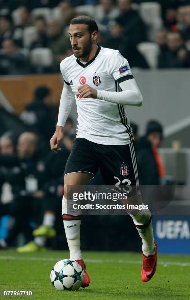 Cenk Tosun of Besiktas during the UEFA Champions League match between Besiktas v FC Porto at the Vodafone Park on November 21, 2017 in Istanbul Turkey