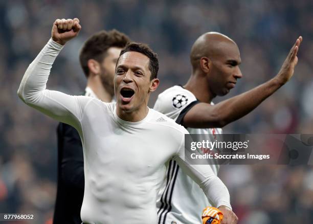 Adriano of Besiktas during the UEFA Champions League match between Besiktas v FC Porto at the Vodafone Park on November 21, 2017 in Istanbul Turkey
