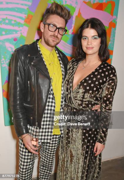 Henry Holland and Pixie Geldof attend an intimate dinner hosted by Henry Holland and Andrew Nugent to celebrate the House of Holland Resort 18...