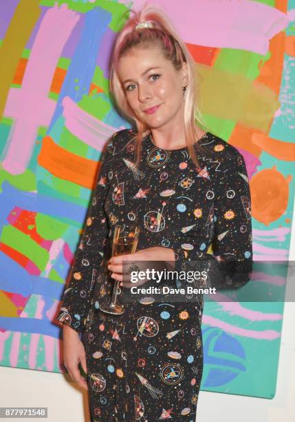 Bella Howard attends an intimate dinner hosted by Henry Holland and Andrew Nugent to celebrate the House of Holland Resort 18 collection and Bird In...