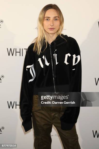 Dylan Weller attends the WHITE cocktail party hosted by Italian Trade Agency at Ambika P3 on November 23, 2017 in London, England.