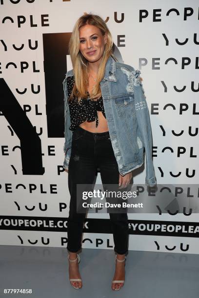 Frankie Gaff attends the You People launch party on November 23, 2017 in London, England.