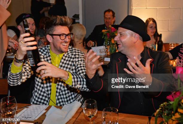 Henry Holland and Andrew Nugent, Founder of Bird In Hand, attend an intimate dinner hosted by Henry Holland and Andrew Nugent to celebrate the House...