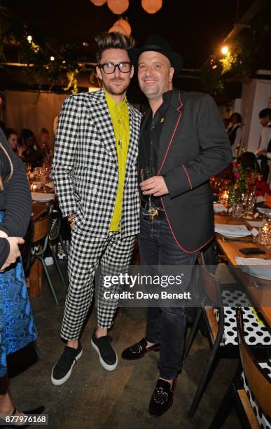 Henry Holland and Andrew Nugent, Founder of Bird In Hand, attend an intimate dinner hosted by Henry Holland and Andrew Nugent to celebrate the House...