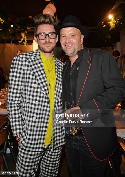 Henry Holland and Andrew Nugent, Founder of Bird In Hand, attend an intimate dinner hosted by Henry Holland and Andrew Nugent to celebrate the House...
