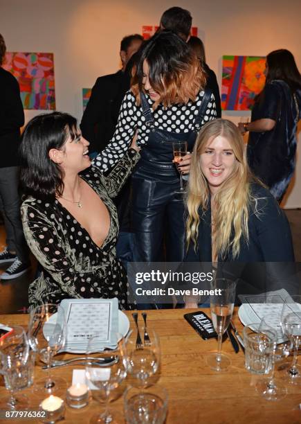 Pixie Geldof, Anna Barnett and Gillian Orr attend an intimate dinner hosted by Henry Holland and Andrew Nugent to celebrate the House of Holland...