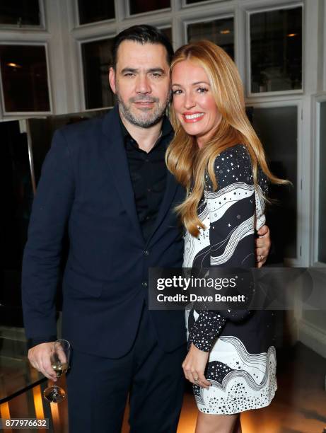 Roland Mouret and Cat Deeley attend the launch of Roland Mouret's debut fragrance "Une Amourette" in collaboration with Etat Libre on November 23,...