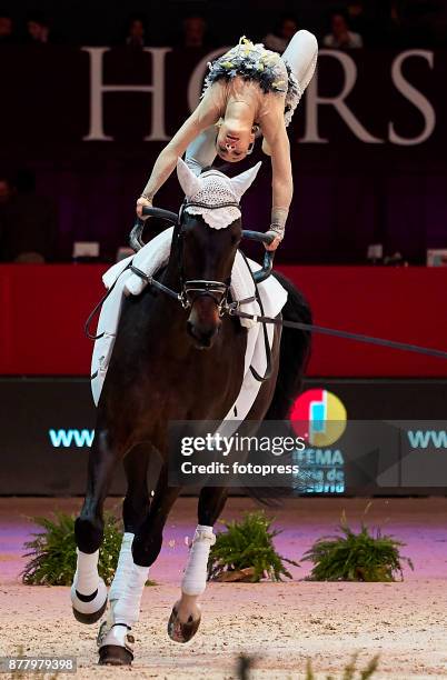 Silvia Stopazzini attends the Madrid Horse Week 2017 at IFEMA on November 23, 2017 in Madrid, Spain.