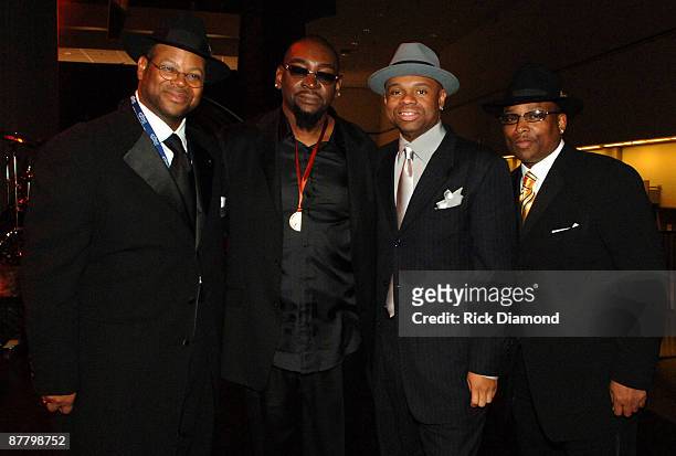 Jimmy Jam, guest, James Q. Wright and Terry Lewis* **EXCLUSIVE***