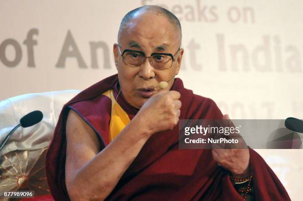 His Holiness The Dalai Lama speaks at the Indian chamber of Commerce Program of &quot;His Holiness the Dalai Lama Speaks on &quot;Revival of Ancient...