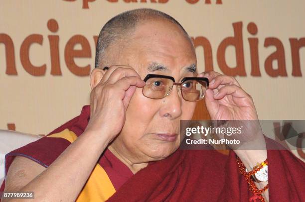 His Holiness The Dalai Lama speaks at the Indian chamber of Commerce Program of &quot;His Holiness the Dalai Lama Speaks on &quot;Revival of Ancient...