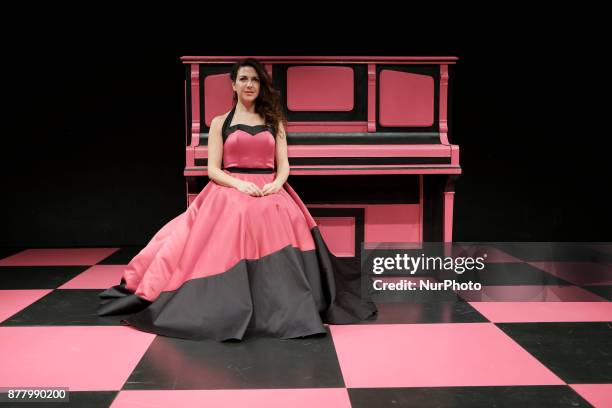 Actress Mamen Camacho during the presentation of Casa de Munecas at the Teatro Fernán Gómez on November 23, 2017 in Madrid, Spain