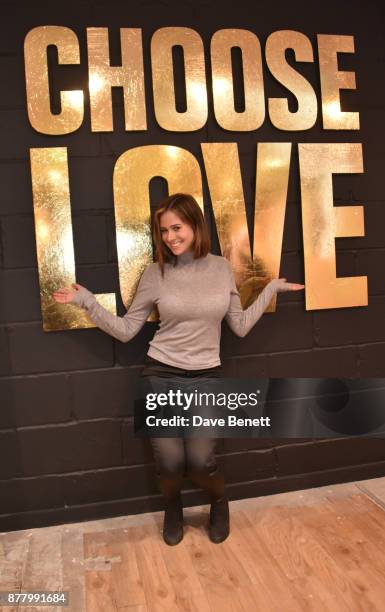 Camilla Thurlow attends the launch of the Help Refugees 'Choose Love' pop-up shop on November 23, 2017 in London, England.