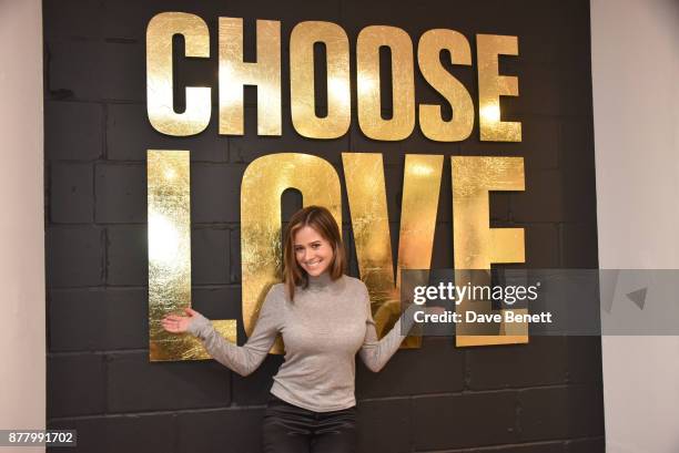 Camilla Thurlow attends the launch of the Help Refugees 'Choose Love' pop-up shop on November 23, 2017 in London, England.