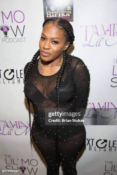 Lil' Mo hosts VH1 "Love & Hip Hop" viewing party at Slate on November 20, 2017 in Baltimore, Maryland.