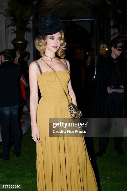 Marta Hazas attends party Dior Ball at the Santona Palace November 22, 2017 in Madrid, Spain.