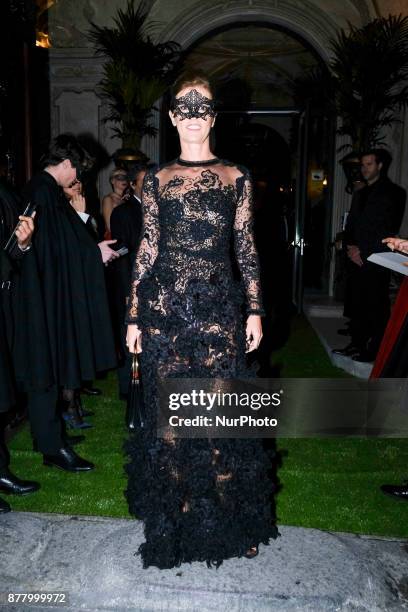 Nuria March attends party Dior Ball at the Santona Palace November 22, 2017 in Madrid, Spain.