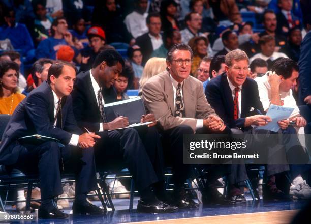 Pat Riley Sidelines Van Riley Photos and Premium High Res Pictures - Getty Images