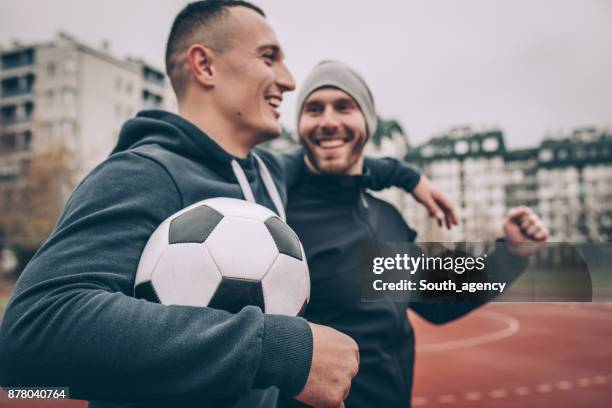 we are the best - young men playing soccer stock pictures, royalty-free photos & images