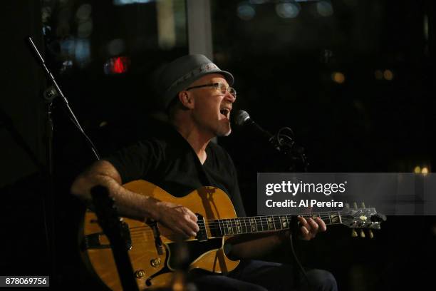 Marshall Crenshaw performs at City Vinyard on November 20, 2017 in New York City.