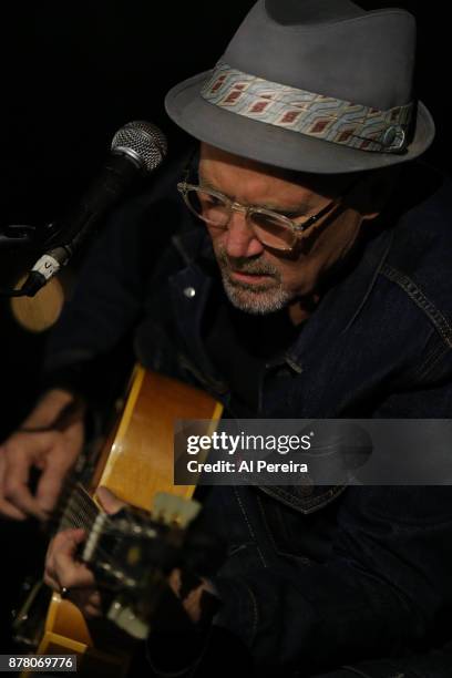 Marshall Crenshaw performs at City Vinyard on November 20, 2017 in New York City.