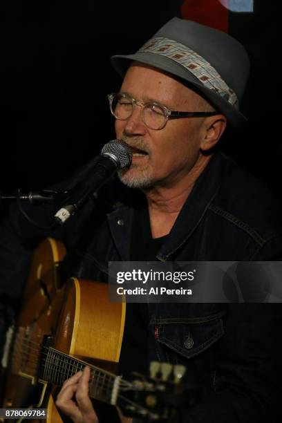 Marshall Crenshaw performs at City Vinyard on November 20, 2017 in New York City.