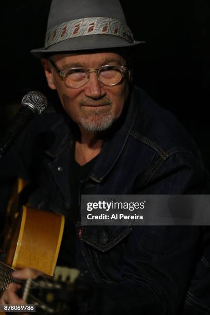 Marshall Crenshaw performs at City Vinyard on November 20, 2017 in New York City.