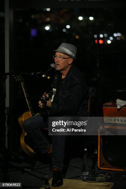 Marshall Crenshaw performs at City Vinyard on November 20, 2017 in New York City.