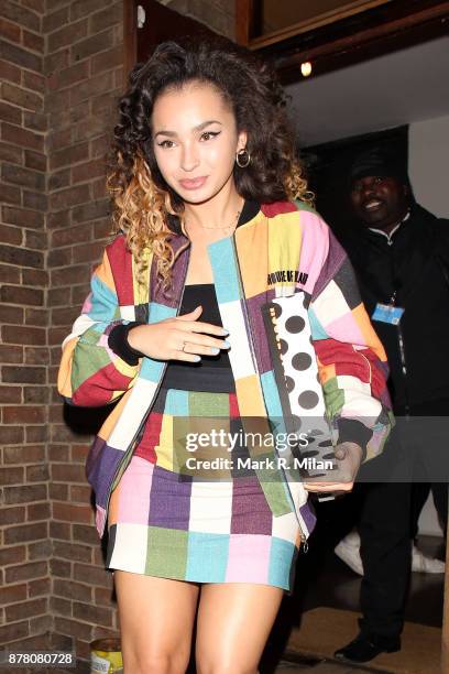 Ella Ayre at the Chiltern Firehouse on November 23, 2017 in London, England.