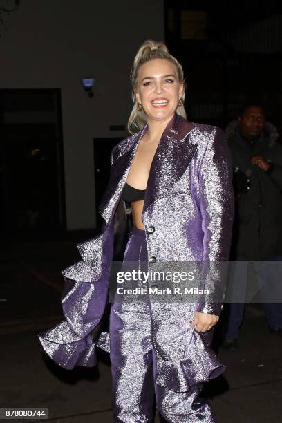 Anne-Marie at the Chiltern Firehouse on November 23, 2017 in London, England.