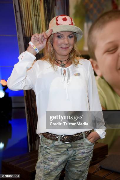 Mirja Boes attends the RTL Telethon 2017 on November 23, 2017 in Huerth, Germany.