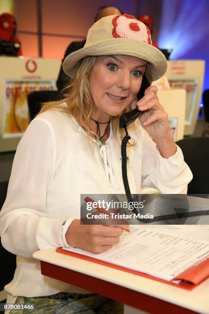 Mirja Boes attends the RTL Telethon 2017 on November 23, 2017 in Huerth, Germany.