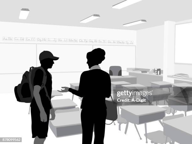 after class discussion - light fitting stock illustrations