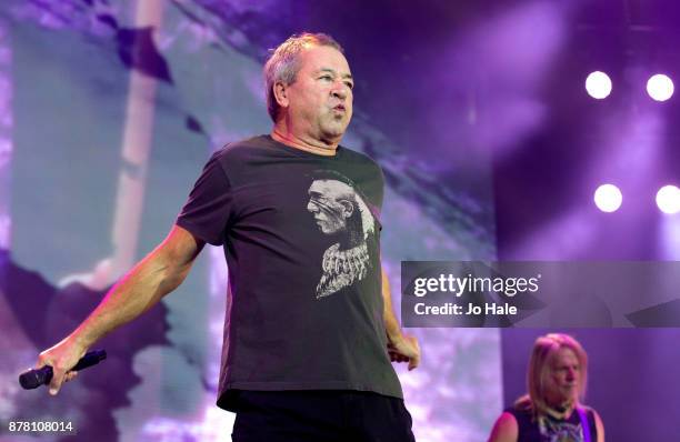 Ian Gillan of Deep Purple performs at The O2 Arena on November 23, 2017 in London, England.