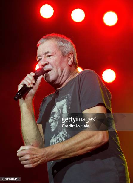 Ian Gillan of Deep Purple performs at The O2 Arena on November 23, 2017 in London, England.