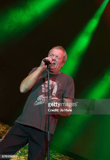 Ian Gillan of Deep Purple performs at The O2 Arena on November 23, 2017 in London, England.